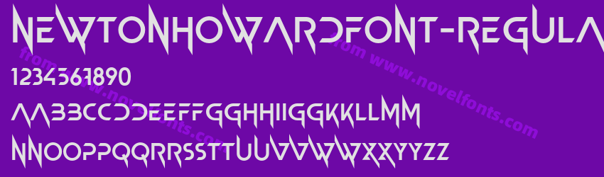 NewtonHowardFont-RegularPreview