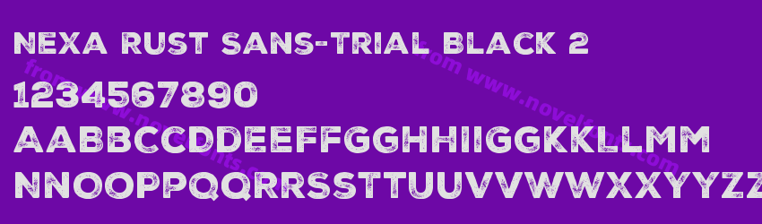 Nexa Rust Sans-Trial Black 2Preview