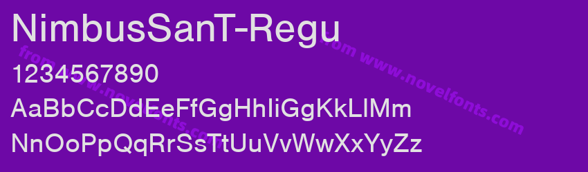 NimbusSanT-ReguPreview