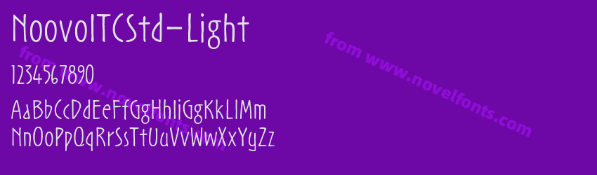 NoovoITCStd-LightPreview