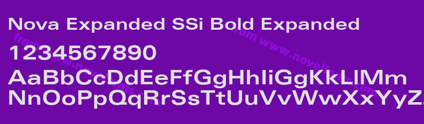 Nova Expanded SSi Bold ExpandedPreview