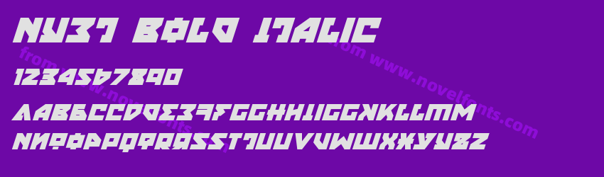 Nyet Bold ItalicPreview