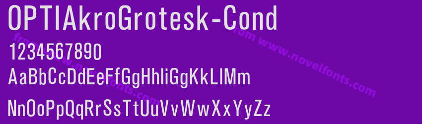 OPTIAkroGrotesk-CondPreview