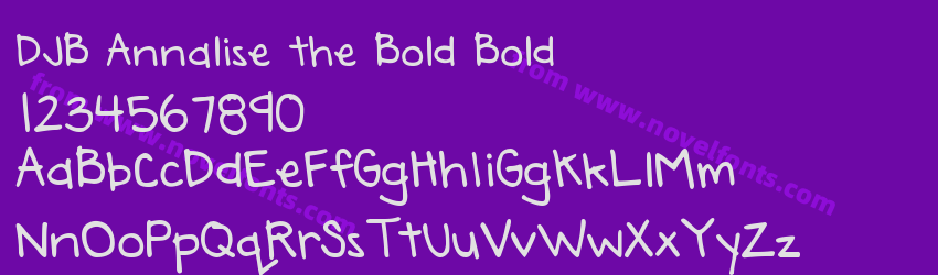 DJB Annalise the Bold BoldPreview