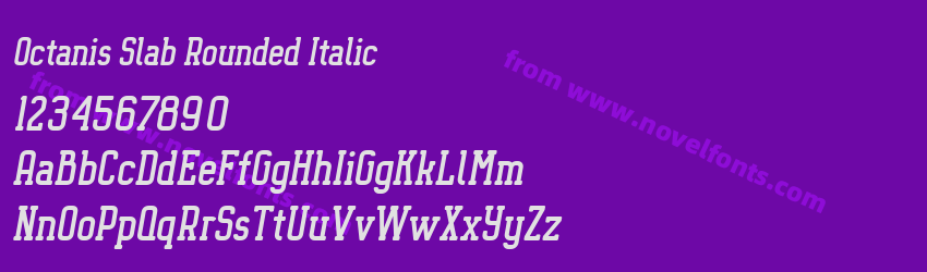 Octanis Slab Rounded ItalicPreview