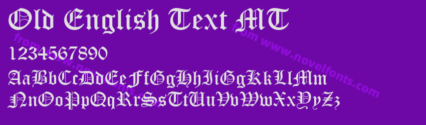 Old English Text MTPreview