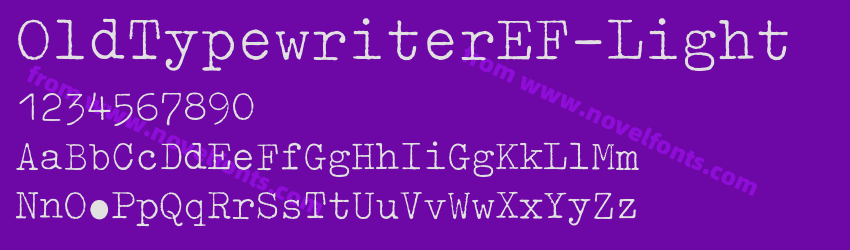 OldTypewriterEF-LightPreview