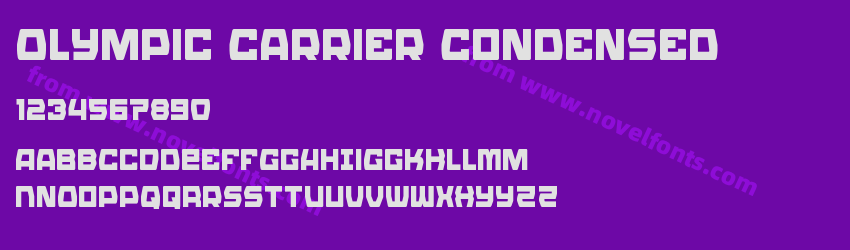 Olympic Carrier CondensedPreview