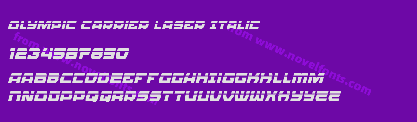 Olympic Carrier Laser ItalicPreview