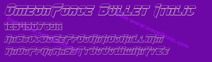 OmegaForce Bullet ItalicPreview