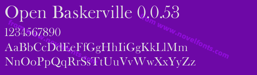 Open Baskerville 0.0.53Preview