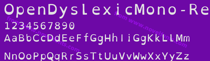 OpenDyslexicMono-RegularPreview