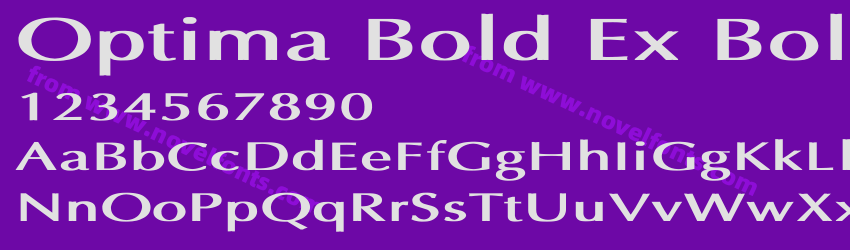 Optima Bold Ex BoldPreview