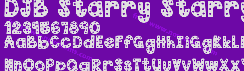 DJB Starry Starry FontPreview