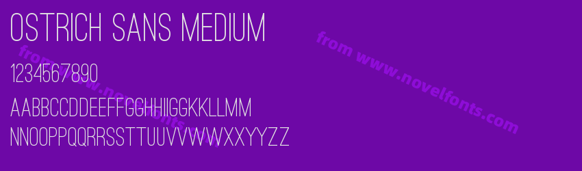 Ostrich Sans MediumPreview