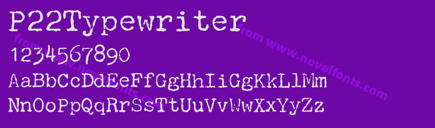 P22TypewriterPreview