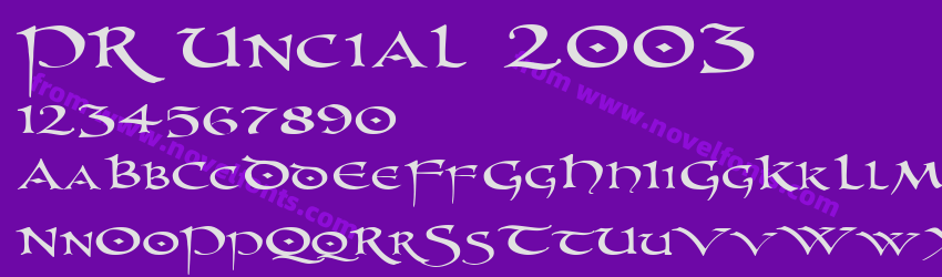 PR Uncial 2003Preview