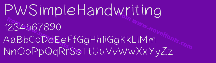 PWSimpleHandwritingPreview