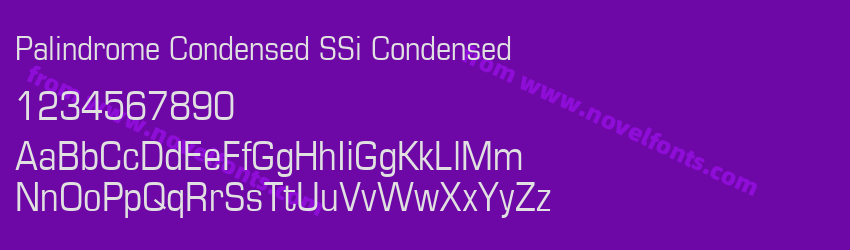 Palindrome Condensed SSi CondensedPreview