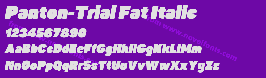 Panton-Trial Fat ItalicPreview