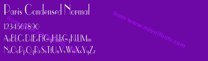 Paris Condensed NormalPreview