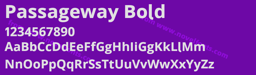 Passageway BoldPreview