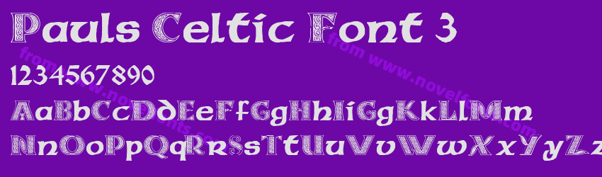 Pauls Celtic Font 3Preview