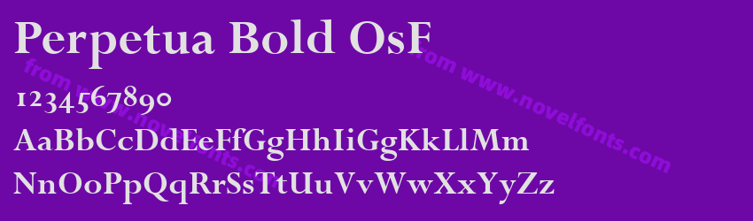 Perpetua Bold OsFPreview