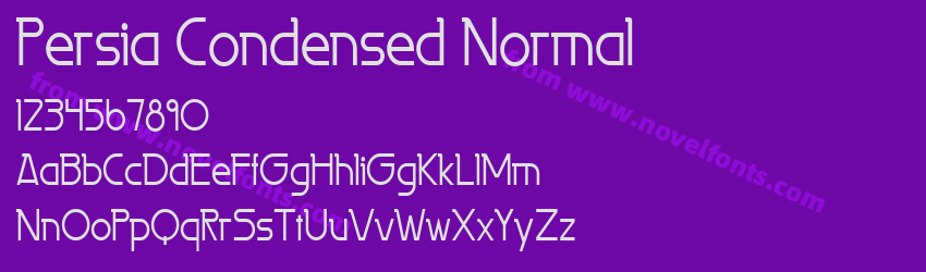 Persia Condensed NormalPreview