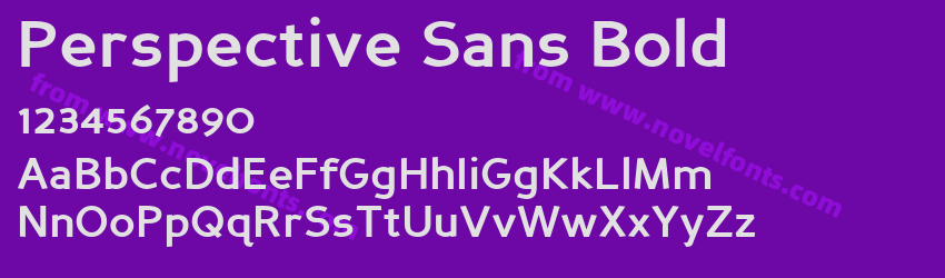 Perspective Sans BoldPreview