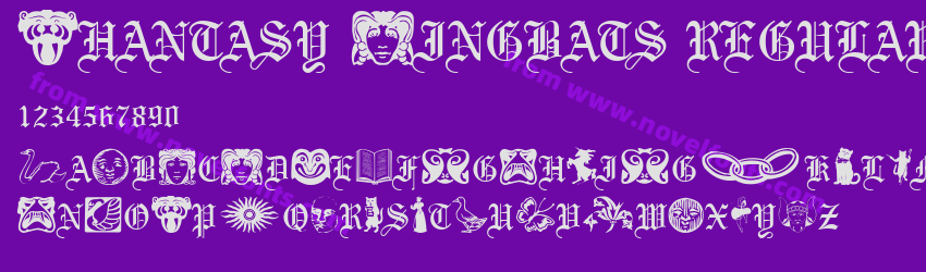 Phantasy Dingbats regularPreview