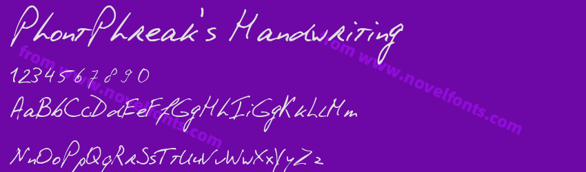 PhontPhreak's HandwritingPreview