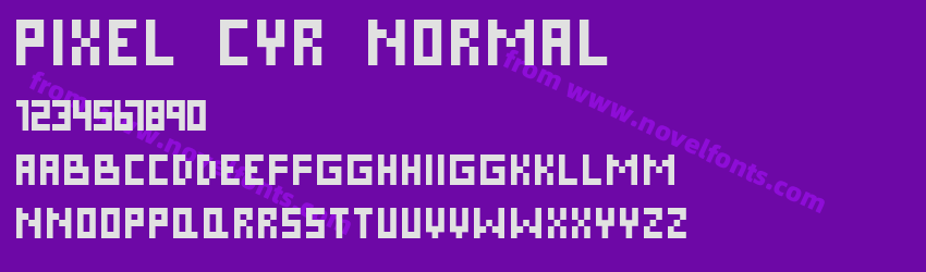 Pixel Cyr NormalPreview