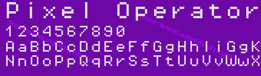 Pixel Operator Mono 8Preview