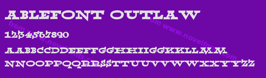 Ablefont OutlawPreview