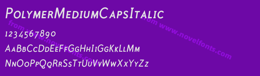 PolymerMediumCapsItalicPreview