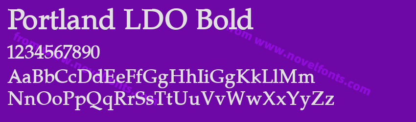 Portland LDO BoldPreview