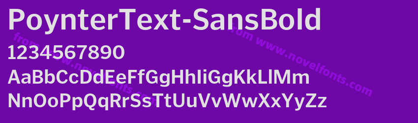 PoynterText-SansBoldPreview