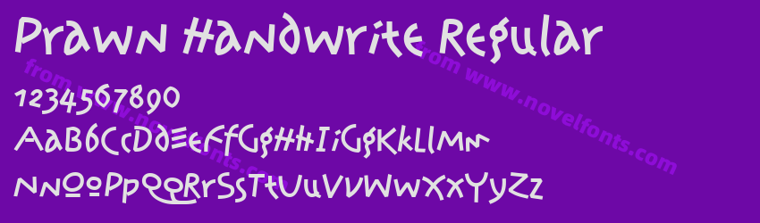 Prawn Handwrite RegularPreview