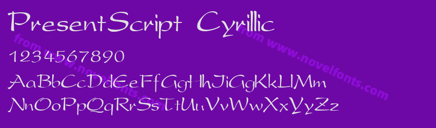 PresentScript CyrillicPreview