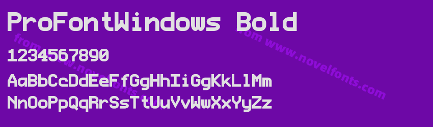 ProFontWindows BoldPreview