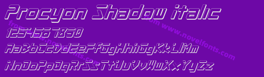 Procyon Shadow ItalicPreview