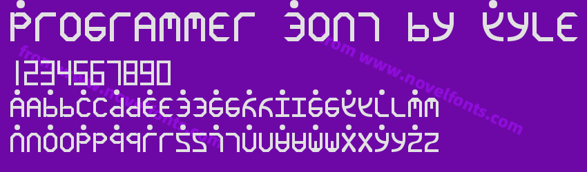 Programmer Font by KylePreview