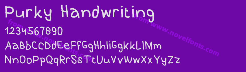 Purky HandwritingPreview