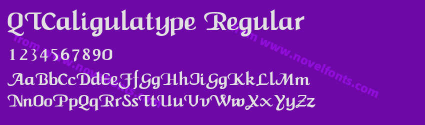 QTCaligulatype RegularPreview