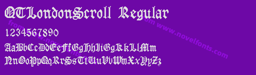 QTLondonScroll RegularPreview