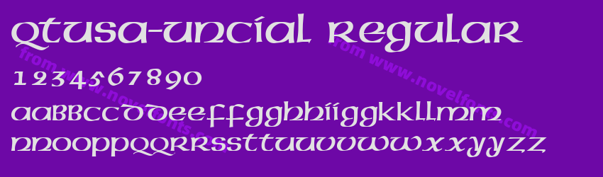 QTUSA-Uncial RegularPreview