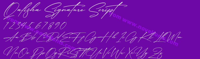 Qalisha Signature ScriptPreview