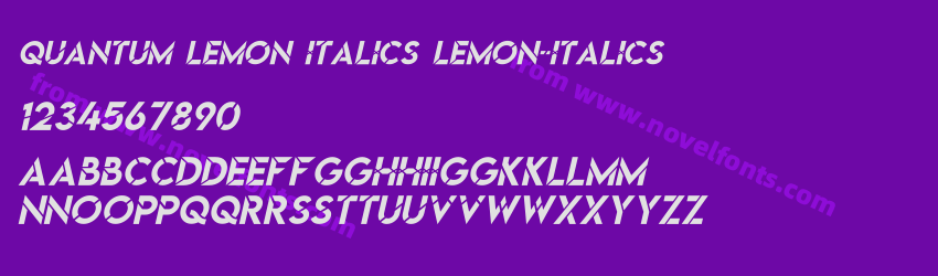 Quantum Lemon Italics Lemon-ItalicsPreview