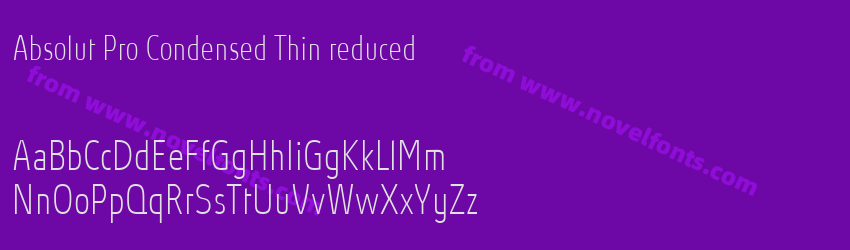 Absolut Pro Condensed Thin reducedPreview